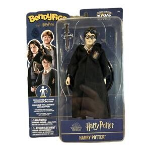BendyFigs Wizarding World: HARRY POTTER 7" Toyllectible Figure w/Display Stand!
